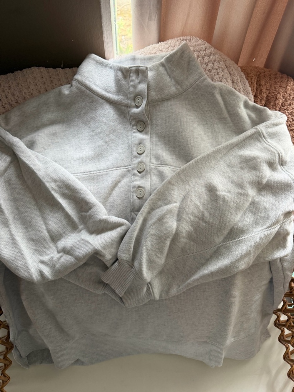 AE Big Hug Henley Sweatshirt